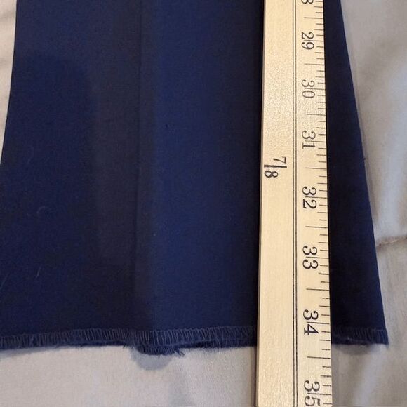 NWT The Suit Shop Navy Blue Dress Slacks Slim Stretch Fit 33 R - Picture 11 of 12